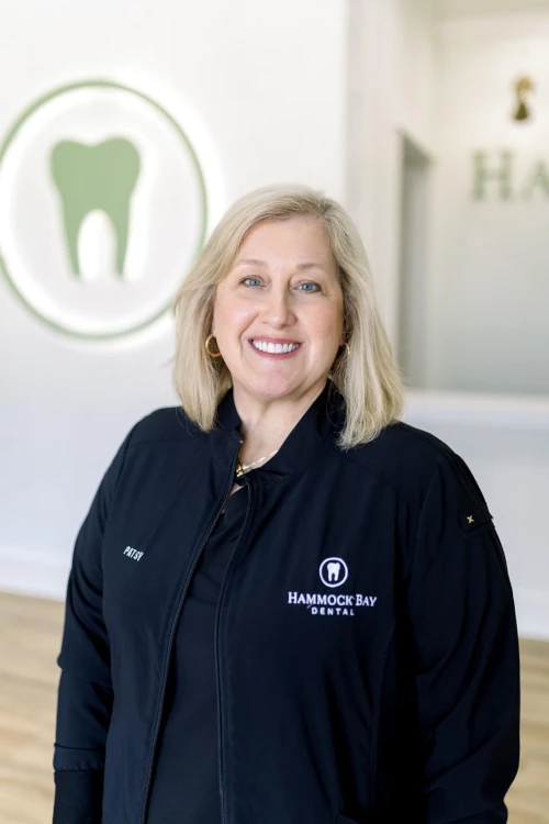 Patsy Myrick, Office Manager at Hammock Bay Dental in Freeport, FL.